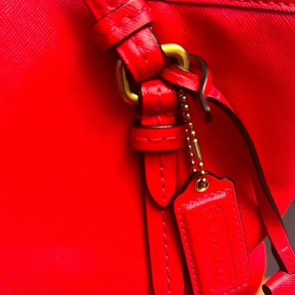 Coach Red Bag - Picture 4 of 5
